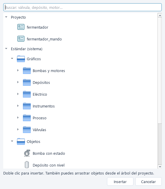 Selector de objetos